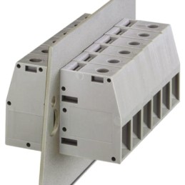 1 pcs - Phoenix Contact HDFK 50 Series Feed Through Terminal Block, 1-Contact, 18.8mm Pitch, Plug-In, 1-Row, Screw Termination
