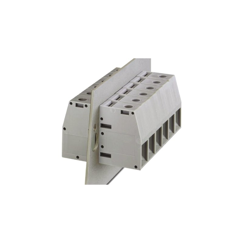 1 pcs - Phoenix Contact HDFK 50 Series Feed Through Terminal Block, 1-Contact, 18.8mm Pitch, Plug-In, 1-Row, Screw Termination