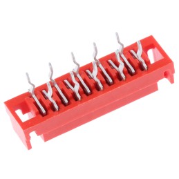 20 pcs - 1-338068-0 TE Connectivity Micro-MaTch Series Straight Through Hole Mount PCB Socket, 10-Contact, 2-Row, 2.54mm Pitch, 