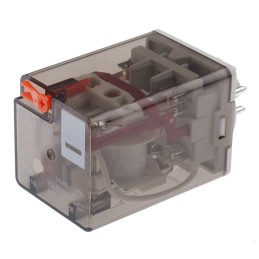 1 pcs - Hongfa Europe GMBH Plug In Power Relay, 24V ac Coil, 10A Switching Current, DPDT