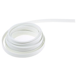 1 Bag of 5 M - RS PRO Expandable Braided Fibreglass Natural Cable Sleeve, 10mm Diameter, 5m Length