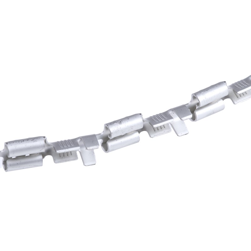 200 pcs - 41274 TE Connectivity FASTON .250 Uninsulated Female Spade Connector, Receptacle, 6.35 x 0.81mm Tab Size, 0.8mm² to 2m