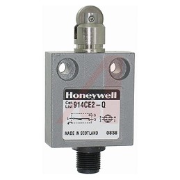1 pcs - Honeywell 914CE Series Roller Plunger Limit Switch, NO/NC, IP66, IP67, IP68, SPDT, Die Cast Zinc Housing, 250V ac Max,