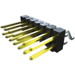 20 pcs - TSM-102-01-L-SH-P-TR Samtec TSM Series Horizontal Surface Mount Pin Header, 2 Contact(s), 2.54mm Pitch, 1 Row(s), Unshr