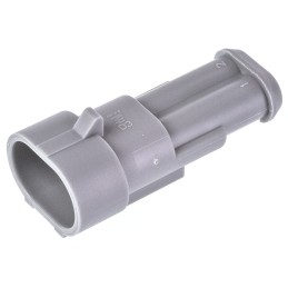 50 pcs - 282104-2 TE Connectivity, AMP Superseal 1.5 Automotive Connector Socket 2 Way