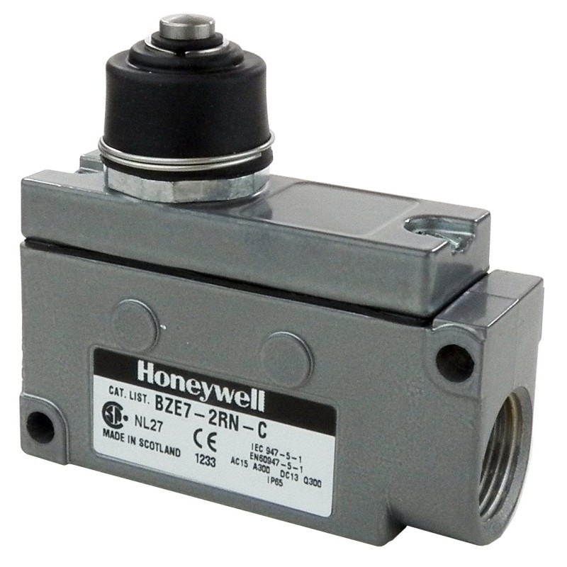 1 pcs - Honeywell Plunger Limit Switch, 2NO/2NC, IP65, DPDT, 5A Max