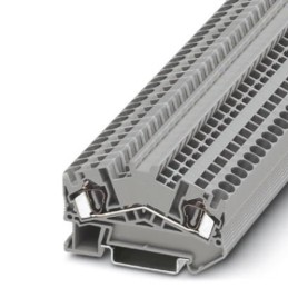20 pcs - 3036424 Phoenix Contact STS 4 Series Grey DIN Rail Terminal Block, Single-Level, Spring Clamp Termination