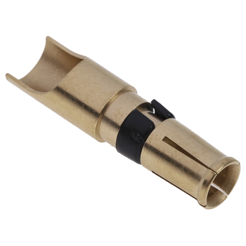 1 pcs - Amphenol ICC Female Solder D-Sub Connector Power Contact, Gold Power