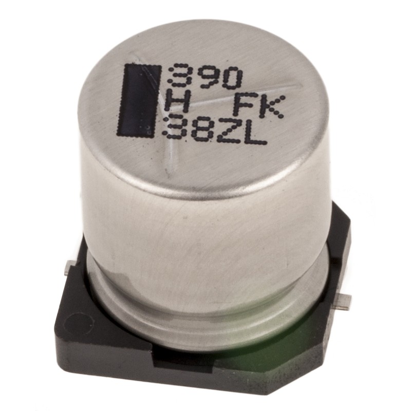 20 pcs - EEVFK1H391Q Panasonic 390μF Aluminium Electrolytic Capacitor 50V dc, Surface Mount - EEVFK1H391Q
