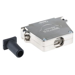 1 pcs - FCT from Molex FMK Series Die Cast Zinc D Sub Backshell, 37 Way, Strain Relief