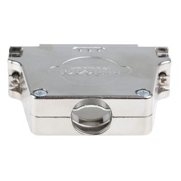 1 pcs - FCT from Molex FMK Series Die Cast Zinc D Sub Backshell, 37 Way, Strain Relief