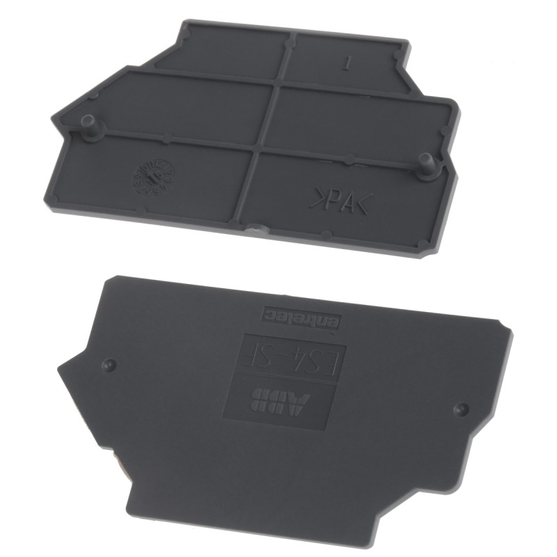 50 pcs - 1SNK508960R0000 Entrelec ES4-SF Series End Section for Use with Terminal Block