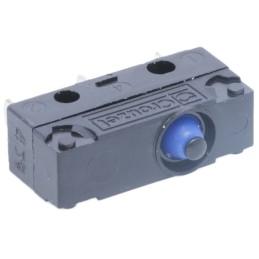 1 pcs - Crouzet Button Micro Switch, Solder Terminal, 6 A @ 250 V ac, SPDT, IP67