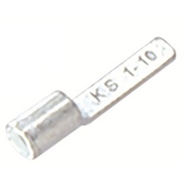 500 pcs - RS PRO Uninsulated Crimp Blade Terminal 10mm Blade Length, 0.5mm² to 1.5mm², 22AWG to 16AWG