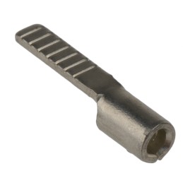 500 pcs - RS PRO Uninsulated Crimp Blade Terminal 10mm Blade Length, 0.5mm² to 1.5mm², 22AWG to 16AWG