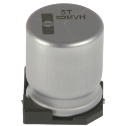 50 pcs - EMVH101ADA100MHA0G Nippon Chemi-Con 10μF Aluminium Electrolytic Capacitor 100V dc, Surface Mount - EMVH101ADA100MHA0G