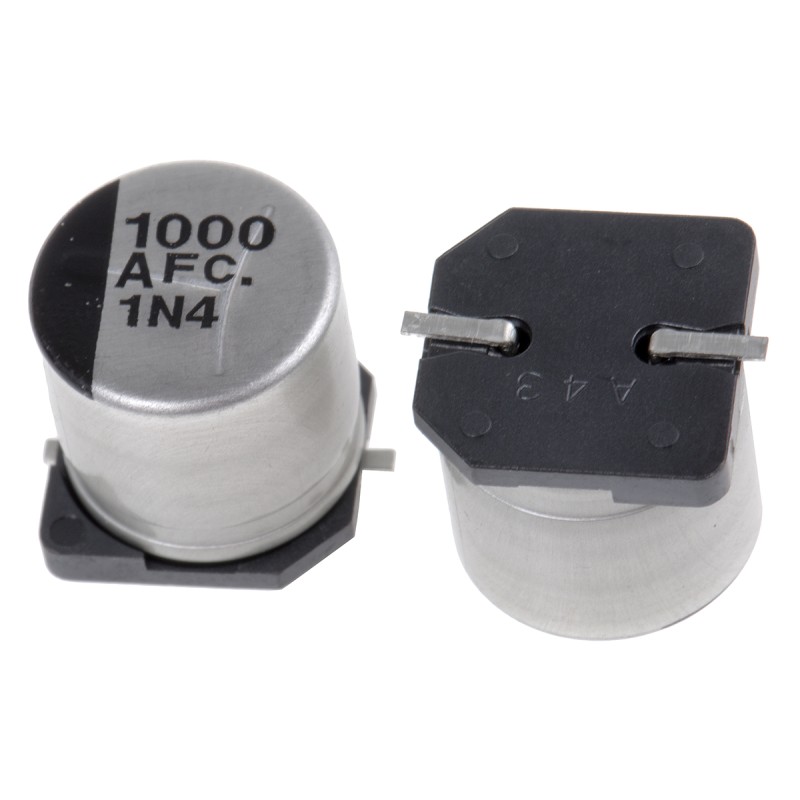 50 pcs - EEEFC1A102AP Panasonic 1000μF Electrolytic Capacitor 10V dc, Surface Mount - EEEFC1A102AP