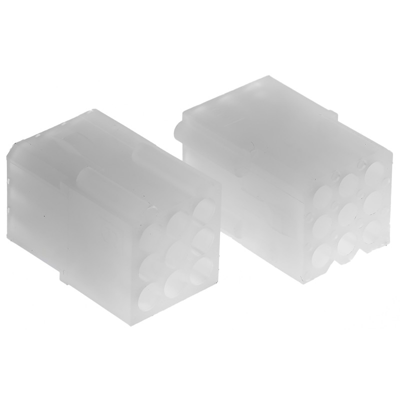 50 pcs - 03-06-1092 Molex, STANDARD .062' Female Connector Housing, 3.68mm Pitch, 9 Way, 3 Row