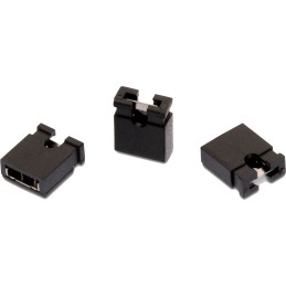 50 pcs - 60910413421 Wurth Elektronik, WR-PHD Jumper Female Straight Black Jumper 4 Way 1 Row 2.54mm Pitch