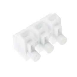 50 pcs - RS PRO Terminal Block Connector, 3-Way, 6A, 14 AWG Wire, Push In Termination
