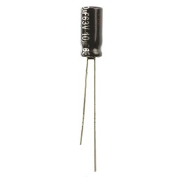 200 pcs - ECA1JHG100 Panasonic 10μF Aluminium Electrolytic Capacitor 63V dc, Radial, Through Hole - ECA1JHG100