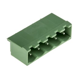 50 pcs - RS PRO 5.08mm Pitch 5 Way Pluggable Terminal Block, Header, Through Hole, Solder Termination