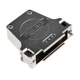 1 pcs - FCT from Molex FMK Series Die Cast Zinc D Sub Backshell, 25 Way, Strain Relief