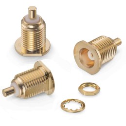 1 pcs - Wurth Elektronik WR-MCX Series, jack Bulkhead MCX Connector, 50Ω, Straight Body