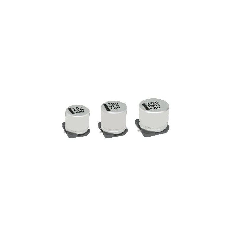 50 pcs - EEEFH1V330XL Panasonic 33μF Aluminium Electrolytic Capacitor 35V dc, Surface Mount - EEEFH1V330XL