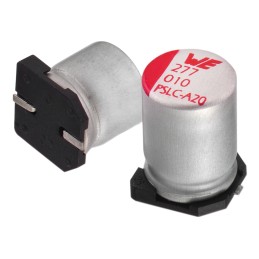 20 pcs - 875115350001 Wurth Elektronik 180μF Surface Mount Polymer Capacitor, 16V dc