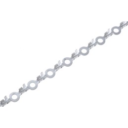 200 pcs - 160344-2 TE Connectivity Uninsulated Ring Terminal, M3 Stud Size, 0.5mm² to 1.5mm² Wire Size