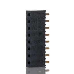 1 pcs - Samtec SSW Series Straight Through Hole Mount PCB Socket, 8-Contact, 1-Row, 2.54mm Pitch, Solder Termination