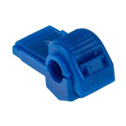 100 pcs - RS PRO T-Tap Wire Splice Connector, Blue, Insulated, Tin 18 - 14 AWG