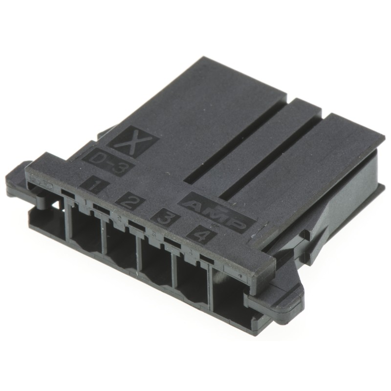 20 pcs - 1-178288-4 TE Connectivity, Dynamic 3000 Female Connector Housing, 3.81mm Pitch, 4 Way, 1 Row
