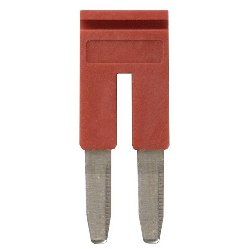 50 pcs - XW5S-P2.5-2RD XW5S Short Bar for use with XW5G-P2.5-2 Grounding Terminal Block, XW5T-P2.5-2 Feed Through Terminal Block