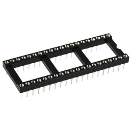 20 pcs - W30540TRC Winslow 2.54mm Pitch Vertical 40 Way, Through Hole Turned Pin Open Frame IC Dip Socket, 5A