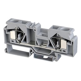 20 pcs - 281-901 Wago 281 Series Grey Feed Through Terminal Block, 4mm², Single-Level, Cage Clamp Termination