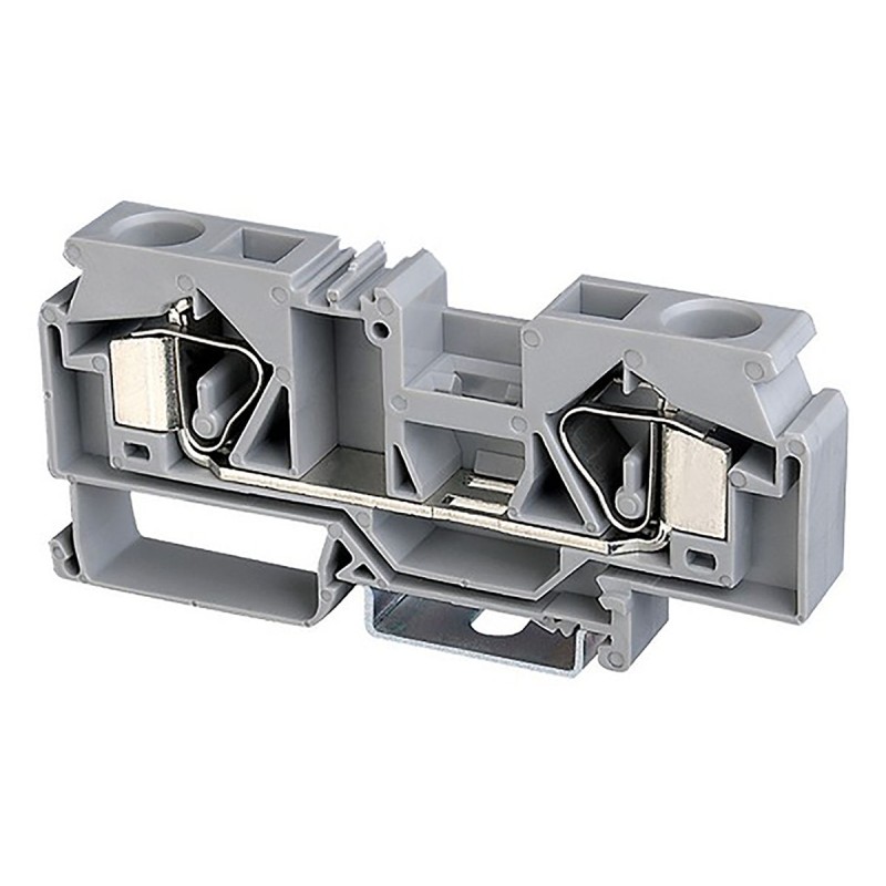20 pcs - 281-901 Wago 281 Series Grey Feed Through Terminal Block, 4mm², Single-Level, Cage Clamp Termination