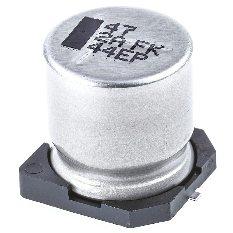 20 pcs - EEVFK2A470Q Panasonic 47μF Aluminium Electrolytic Capacitor 100V dc, Surface Mount - EEVFK2A470Q