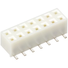 20 pcs - A3-14DA-2SV(71) Hirose A3 Series Straight Surface Mount PCB Socket, 14-Contact, 2-Row, 2mm Pitch, Solder Termination