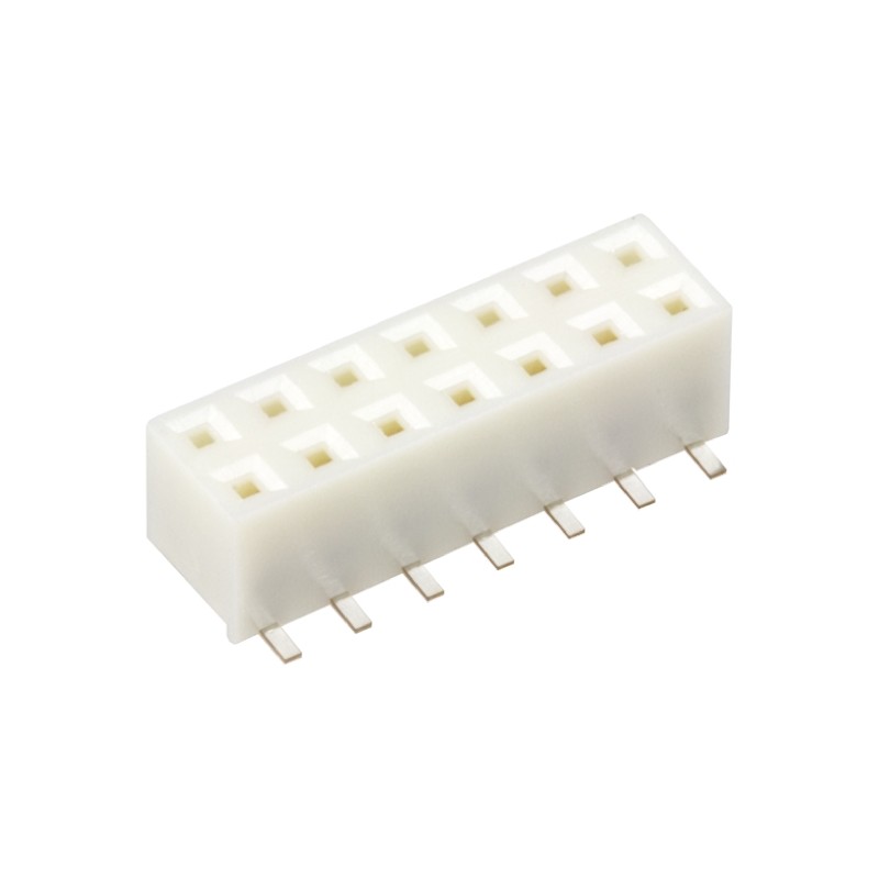 20 pcs - A3-14DA-2SV(71) Hirose A3 Series Straight Surface Mount PCB Socket, 14-Contact, 2-Row, 2mm Pitch, Solder Termination