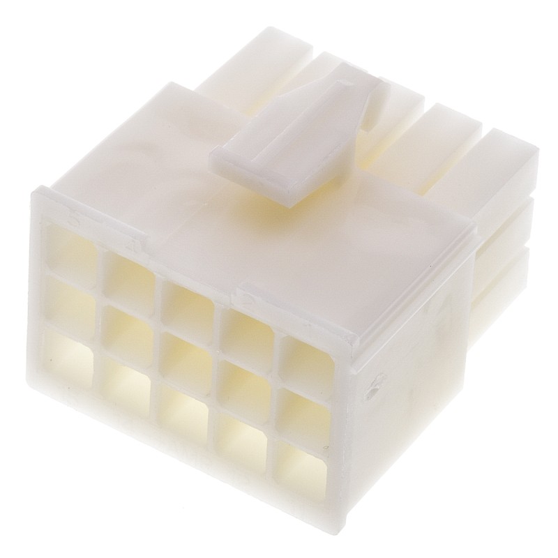 20 pcs - 172171-1 TE Connectivity, Mini-Universal MATE-N-LOK Male Connector Housing, 4.2mm Pitch, 15 Way, 3 Row