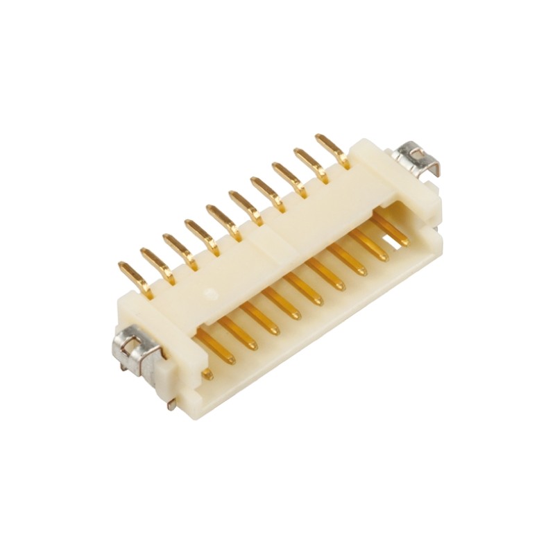 20 pcs - DF13A-9P-1.25H(51) Hirose DF13 Series Right Angle Surface Mount PCB Header, 9 Contact(s), 1.25mm Pitch, 1 Row(s), Shrou