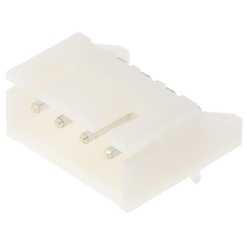 250 pcs - S4B-XH-A(LF)(SN) JST XH Series Right Angle Through Hole PCB Header, 4 Contact(s), 2.5mm Pitch, 1 Row(s), Shrouded