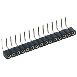 20 pcs - 831-87-008-20-001101 8 Way Preci-Dip Right Angle Through Hole 2mm SIL Socket, Solder, 3A 100 V ac, 150 V dc