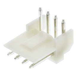 50 pcs - 171826-4 TE Connectivity EI Series Right Angle Through Hole PCB Header, 4 Contact(s), 2.5mm Pitch, 1 Row(s), Shrouded