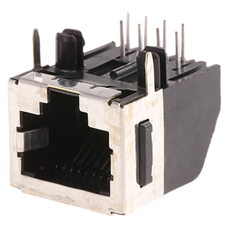 20 pcs - 5555153-1 TE Connectivity 5555153 Series Female RJ45 Socket, Through Hole, Cat3