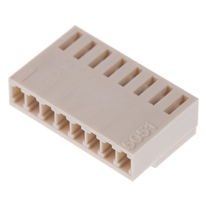 50 pcs - 22-01-1082 Molex, KK Female Connector Housing, 2.5mm Pitch, 8 Way, 1 Row