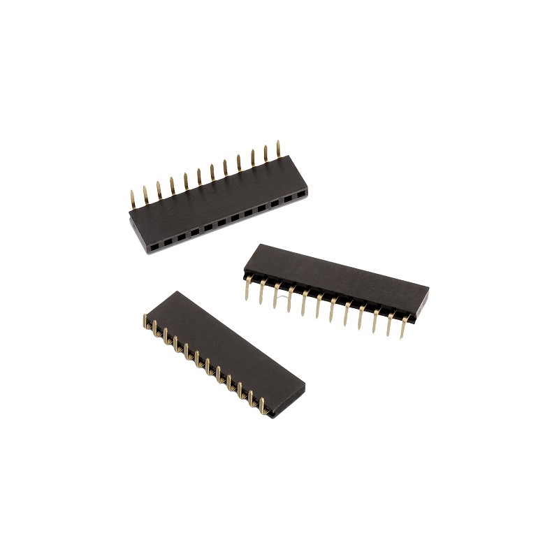 20 pcs - 613013143121 Wurth Elektronik WR-PHD Series Angled PCB Socket, 13-Contact, 1-Row, 2.54mm Pitch