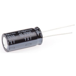 20 pcs - 10YXF3300M12.5X25 Rubycon 3300μF Aluminium Electrolytic Capacitor 10V dc, Radial, Through Hole - 10YXF3300M12.5X25